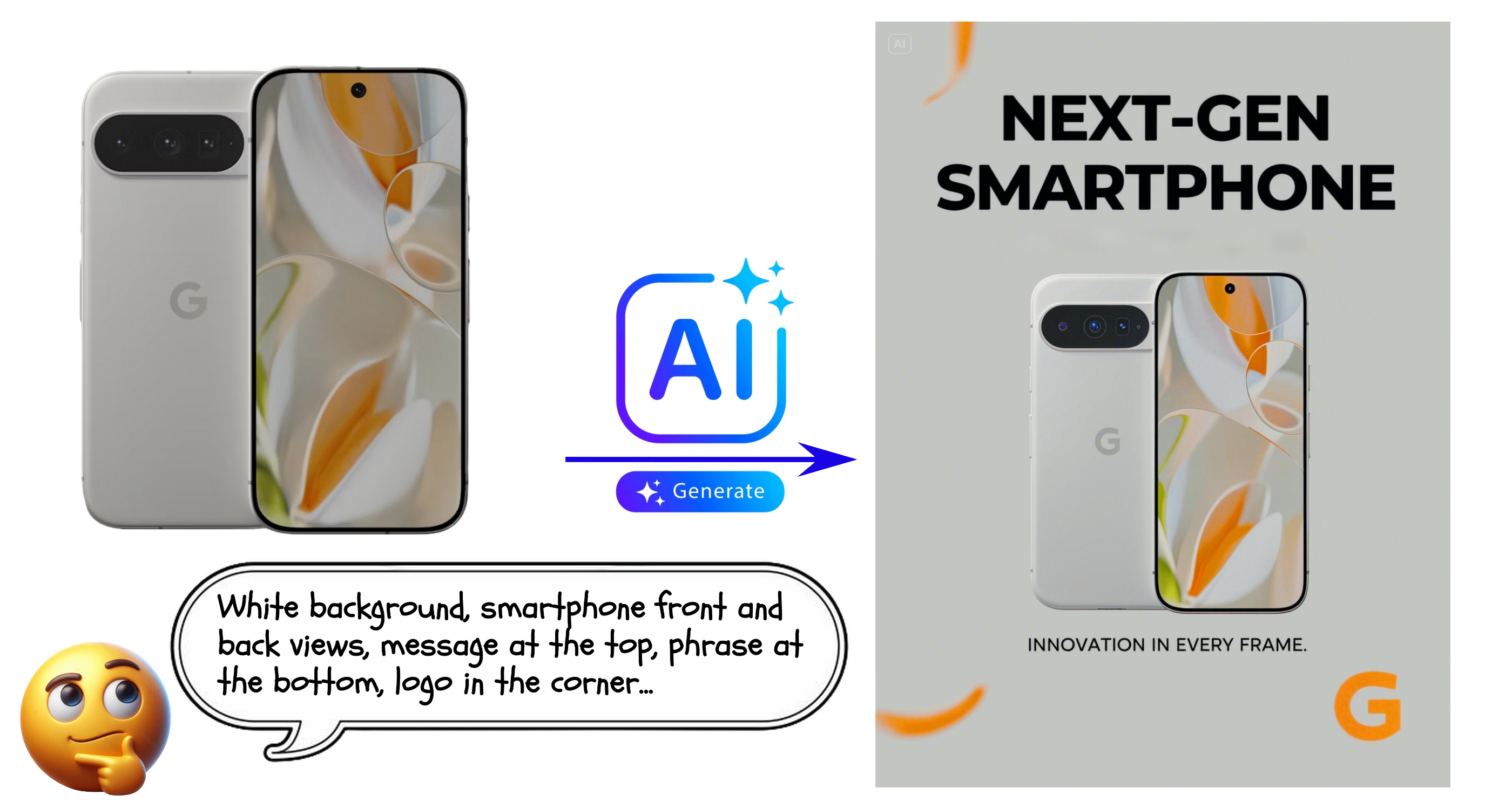 product advertisement poster