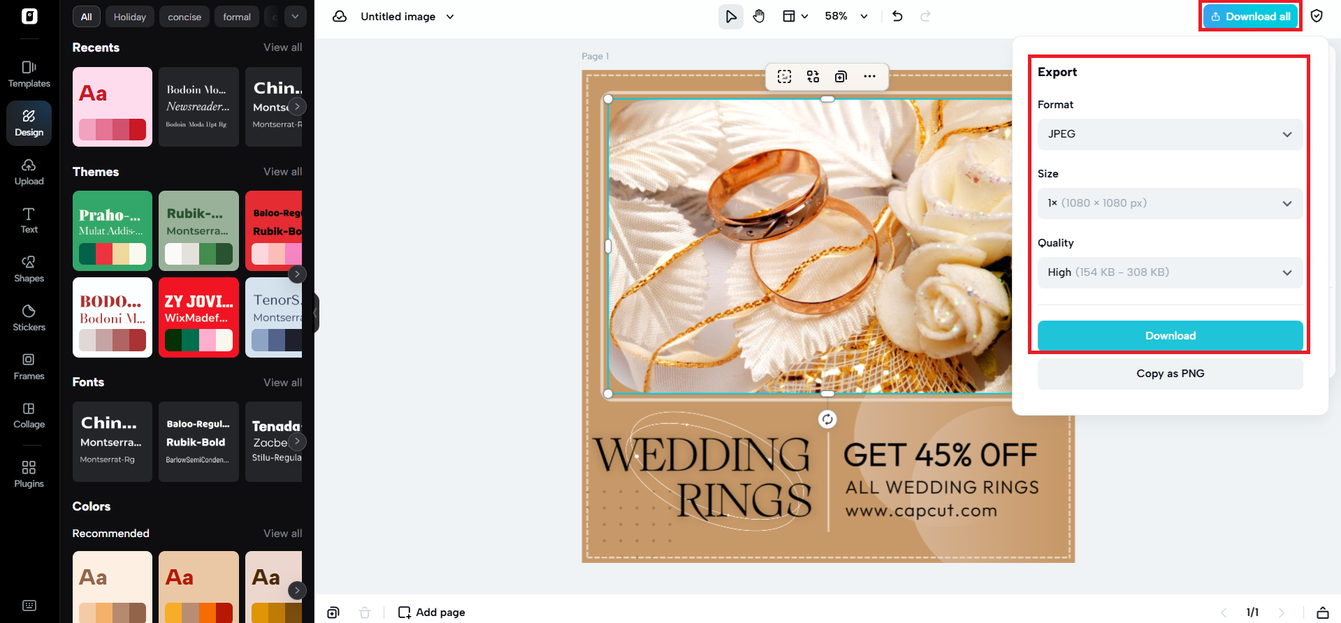 Download your gold image template