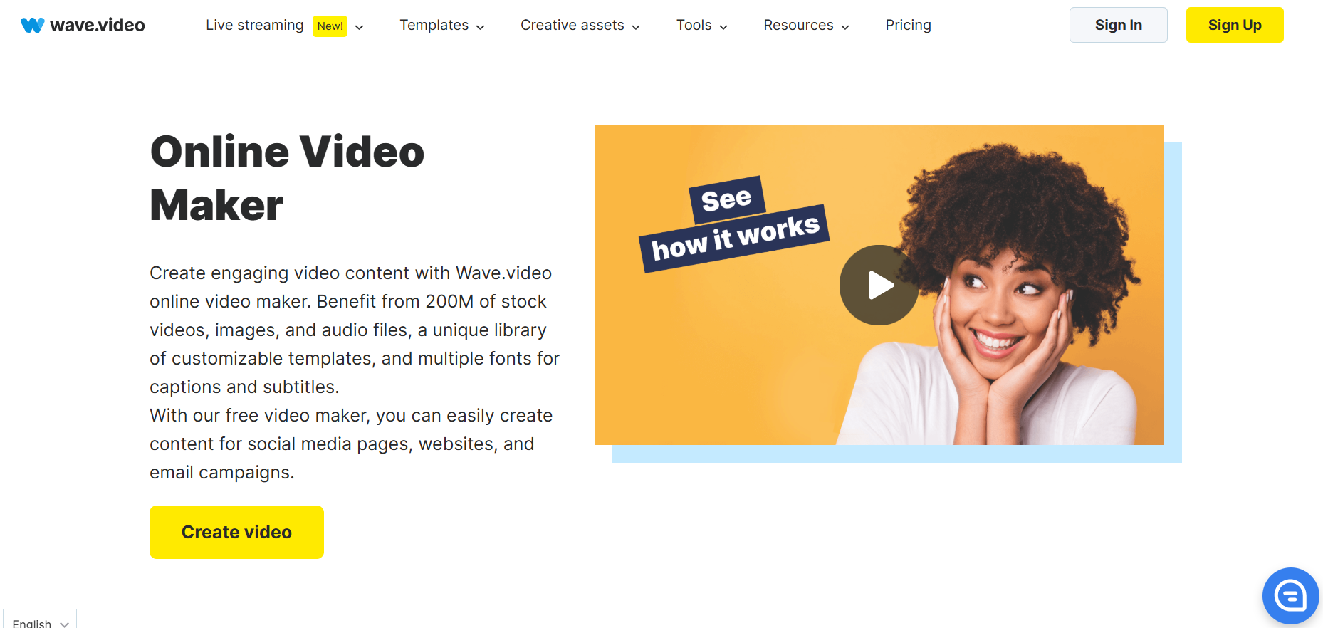 Make marketing videos with Wave.video