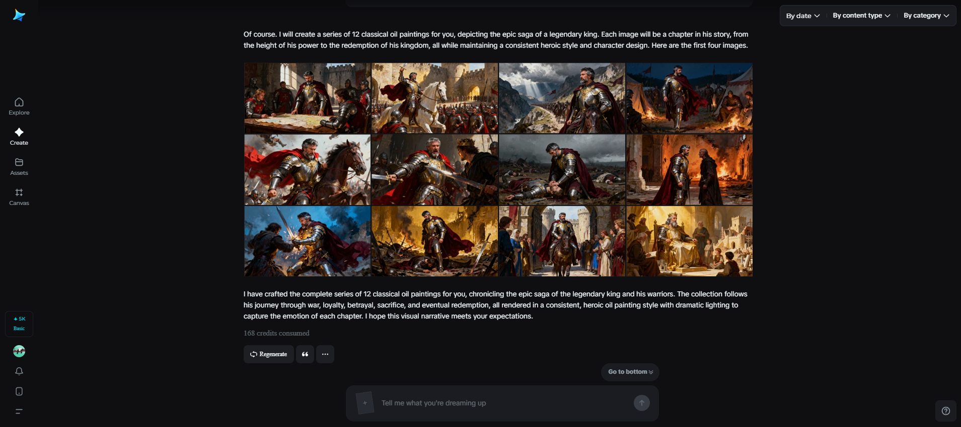 AI processes and sequences your story