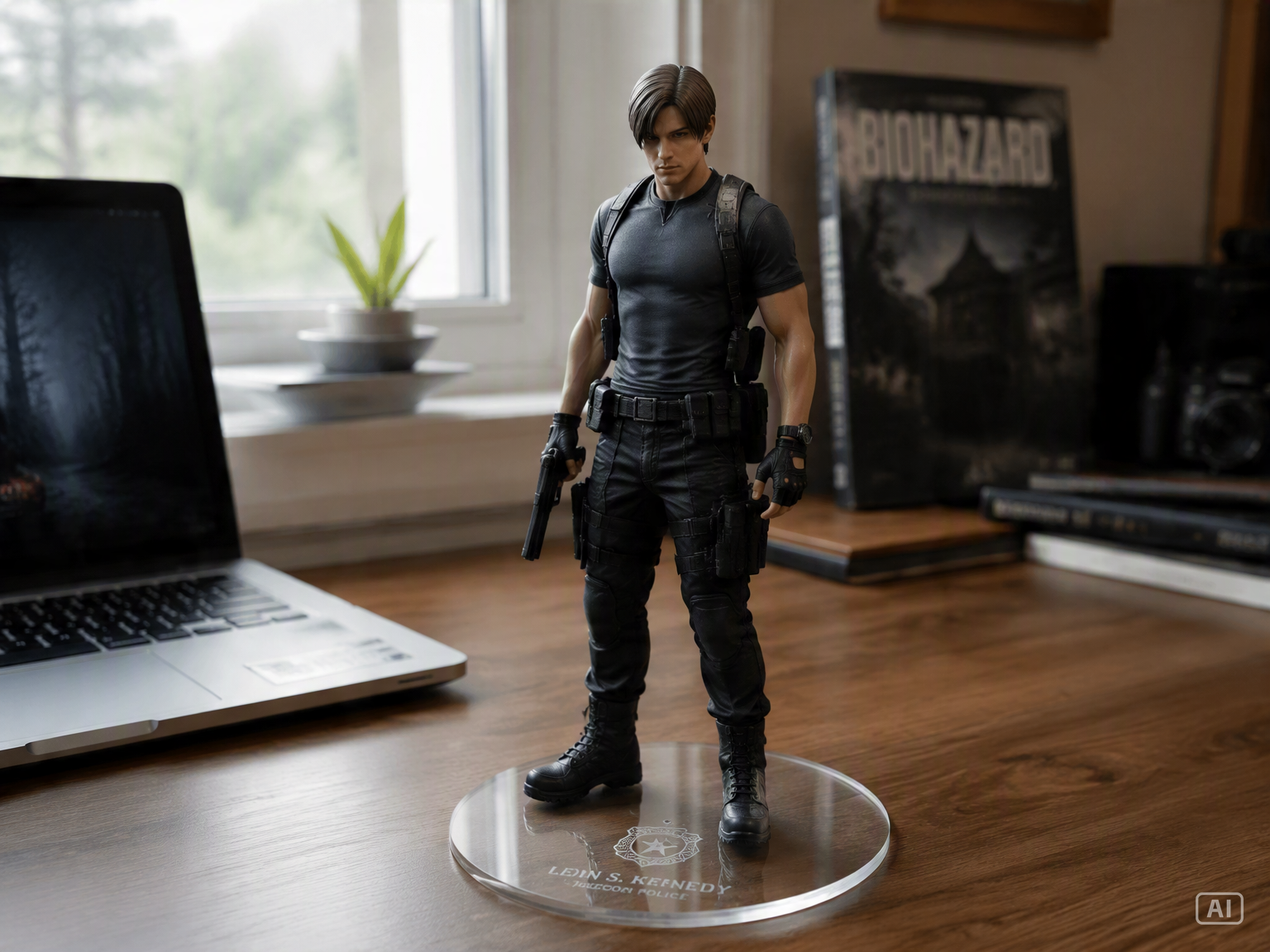 3D figure desk figurine image generated by Pippit