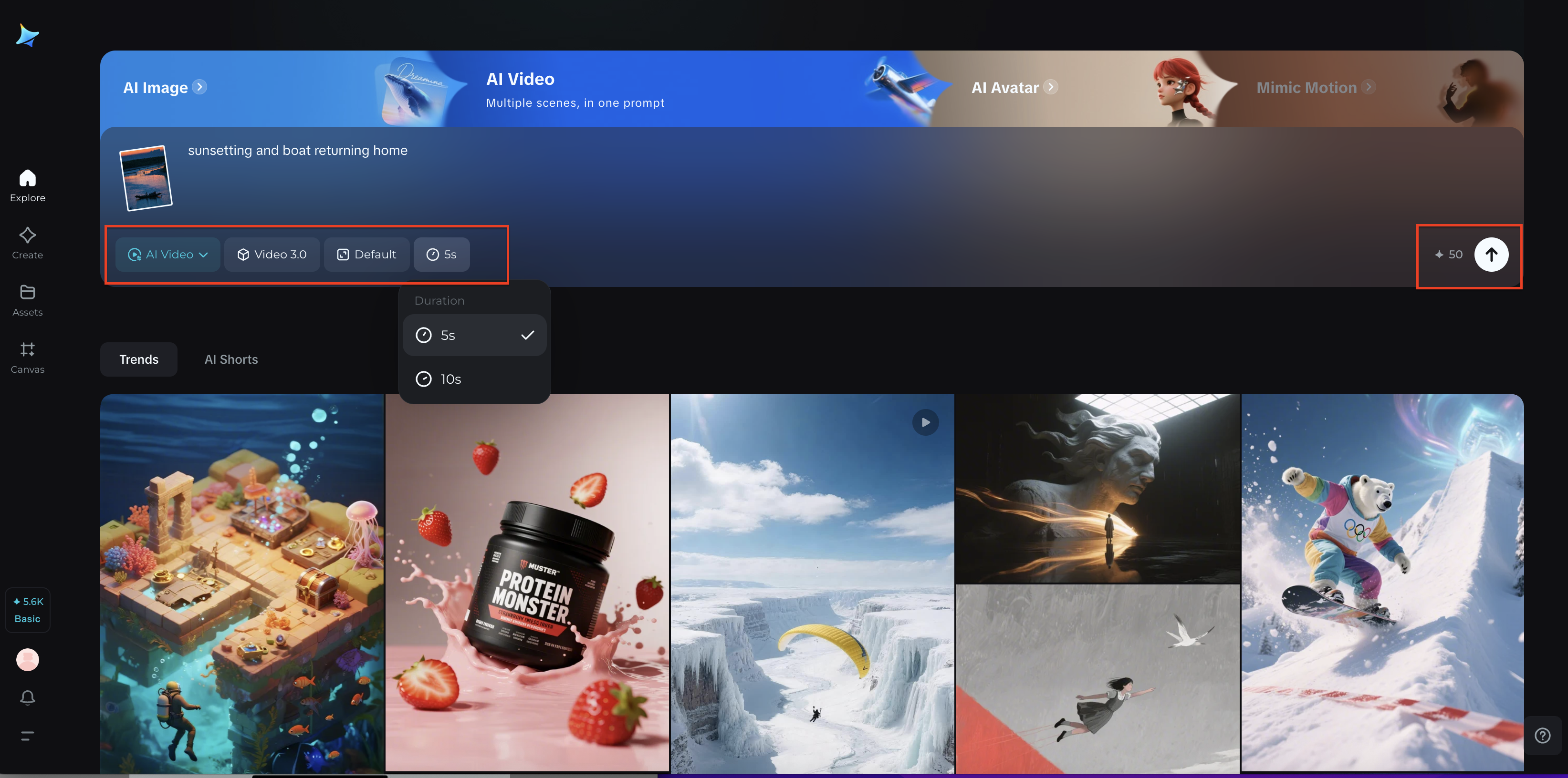 Generate your video