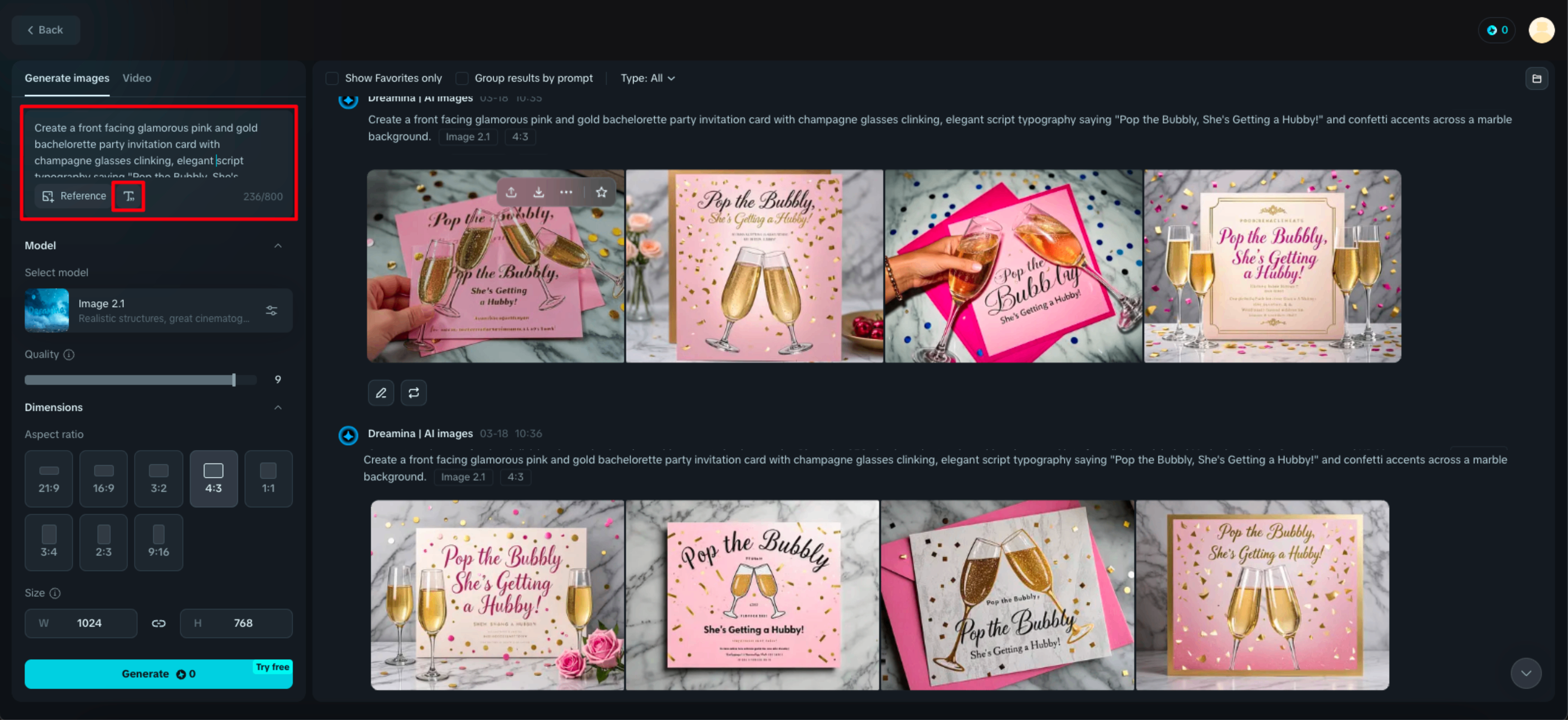 Schreiben Sie Ihre Eingabeaufforderung