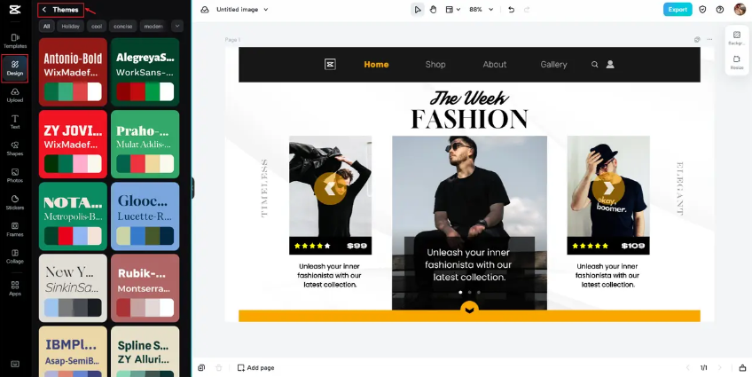Color themes