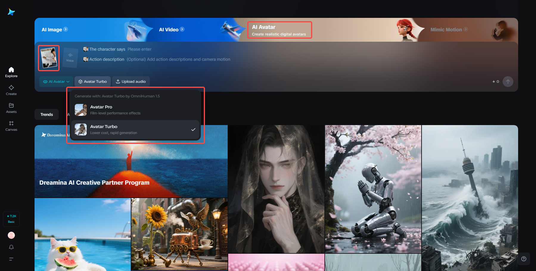 Dreamina Omnihuman model virtual tutor AI
