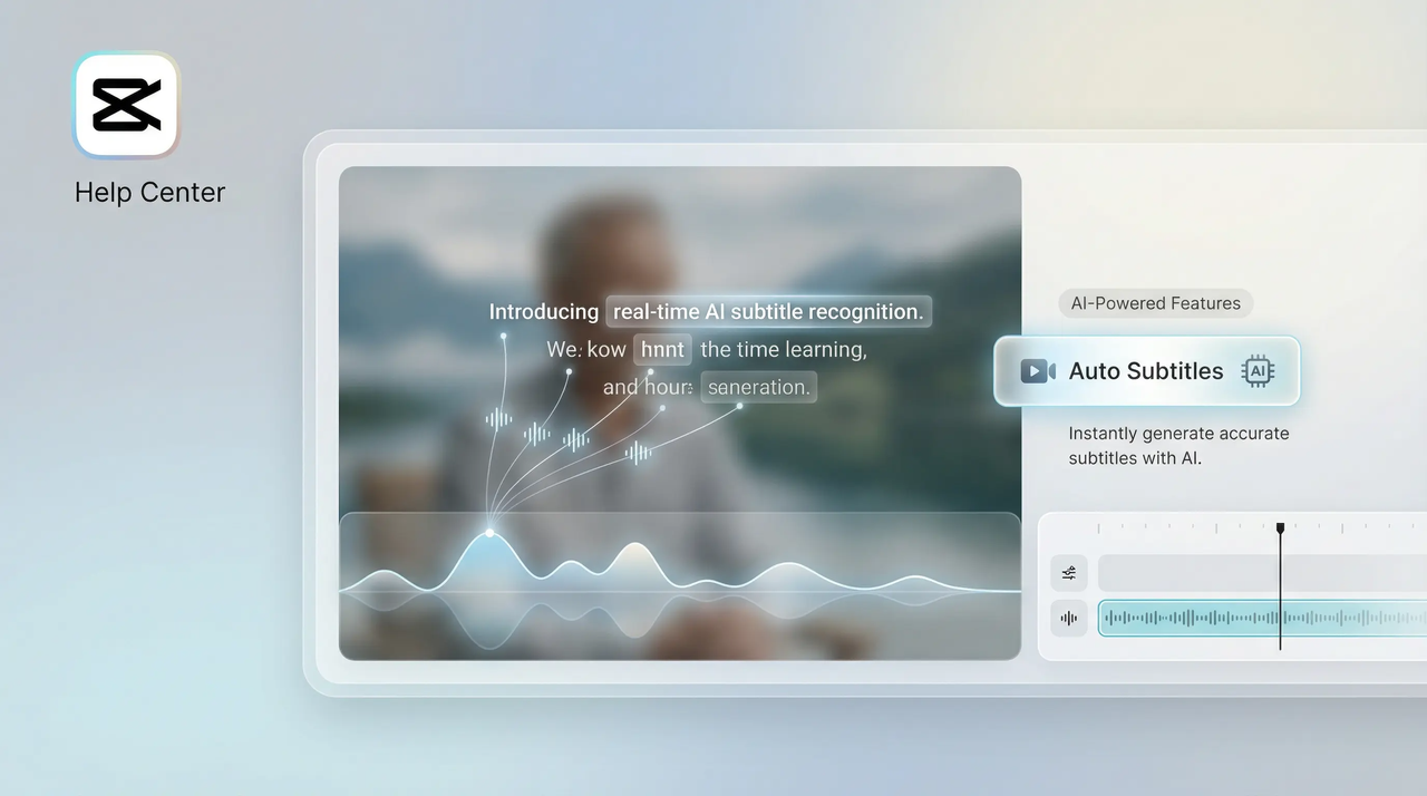recognise subtitles on CapCut