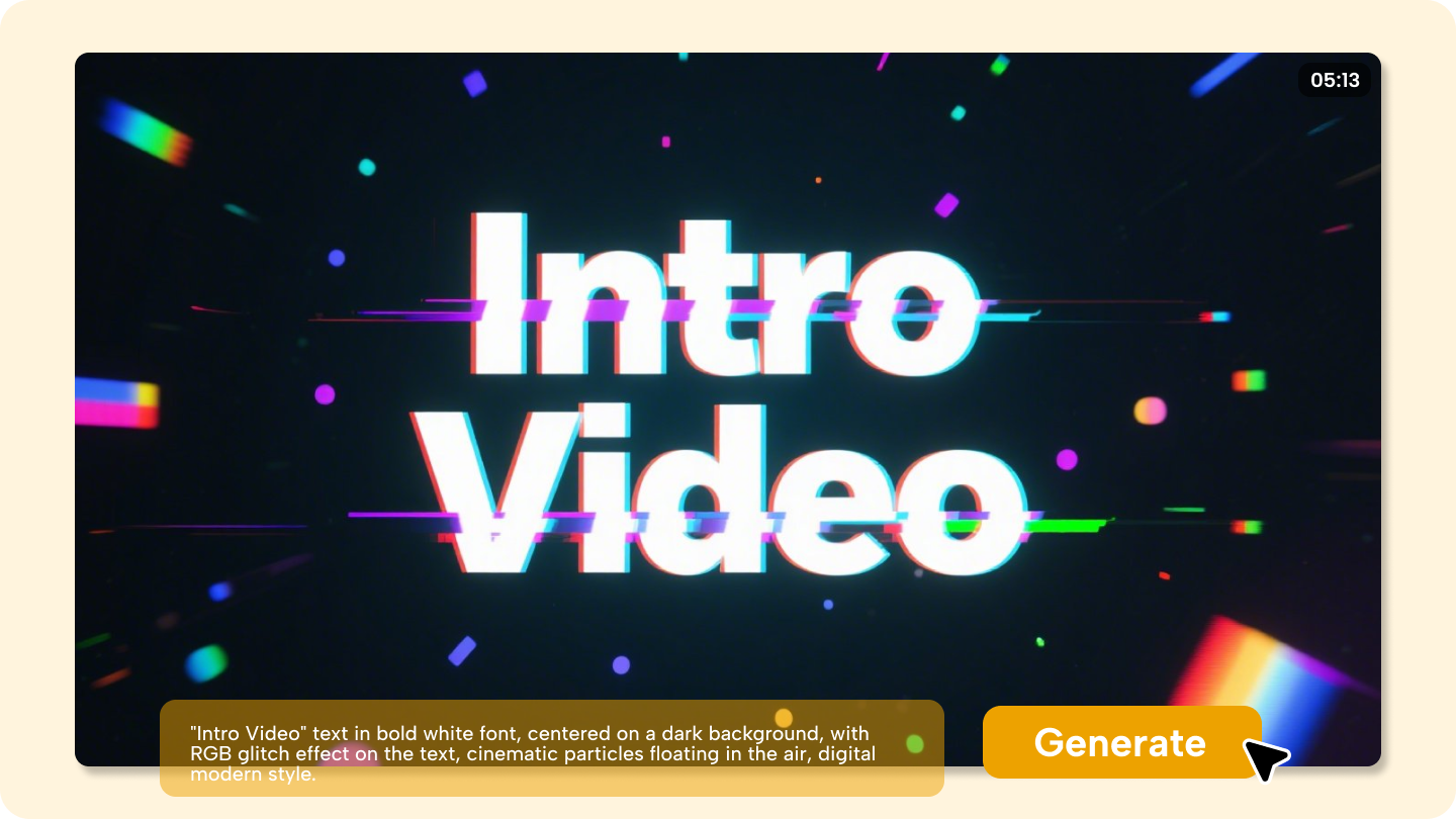make intro video