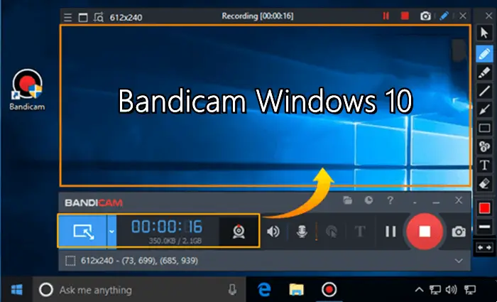 The 3 best Camtasia alternatives for Windows: Bandicam