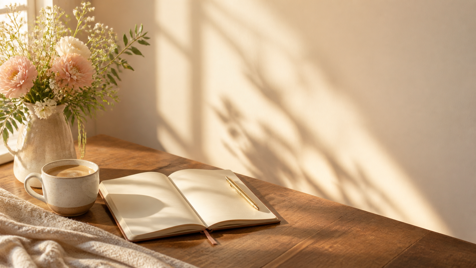 Peaceful Sunday Morning prompt example