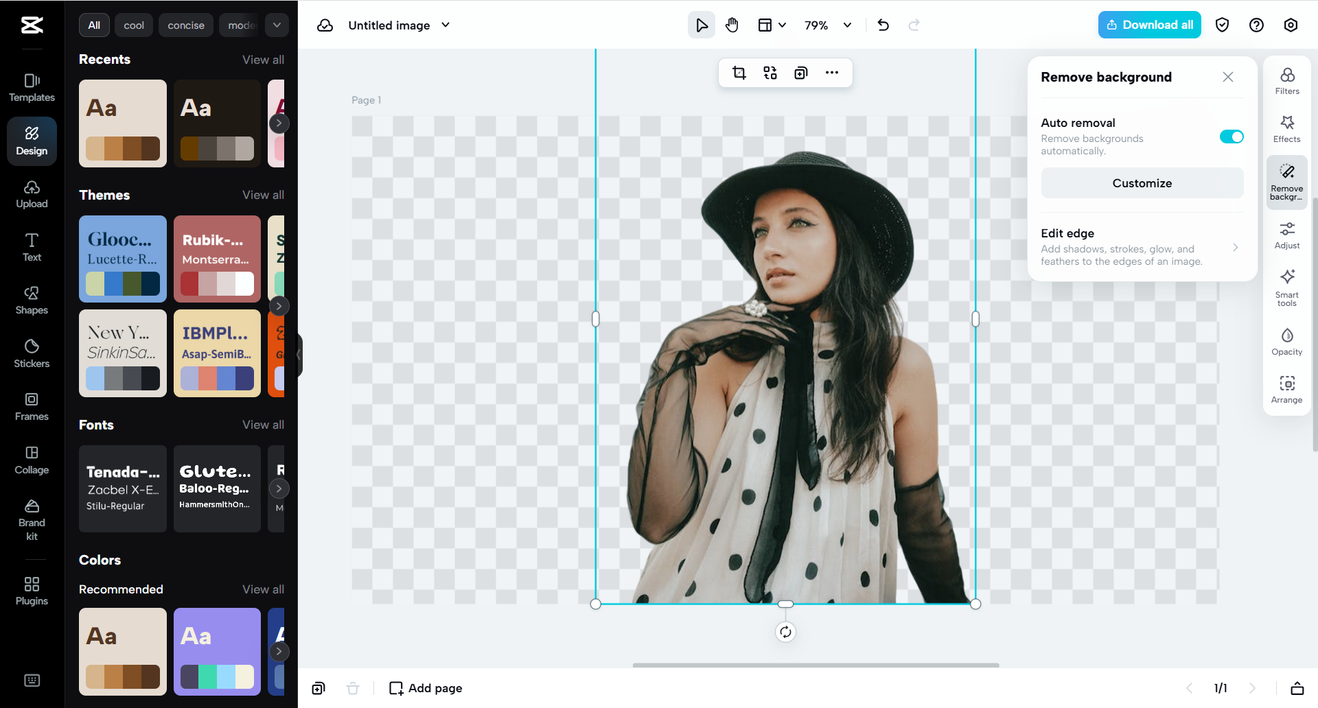 CapCut Web's interface