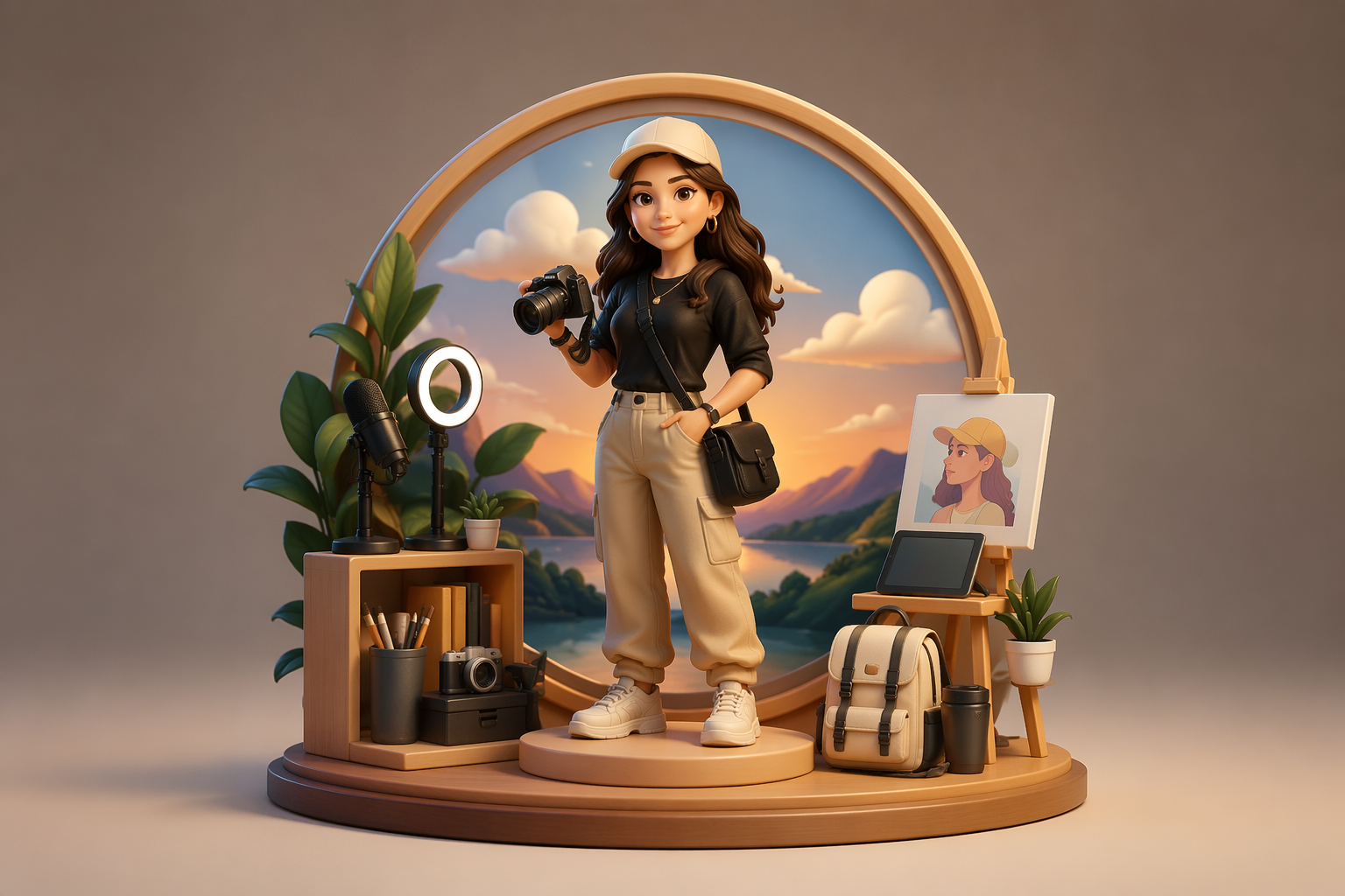 AI Action Figure creator profile figures
