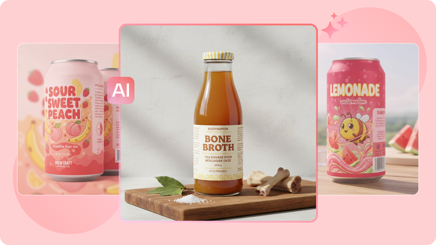 Nhà sản xuất thiết kế nhãn chai miễn phí: Tạo nhãn có thể in ngay lập tức