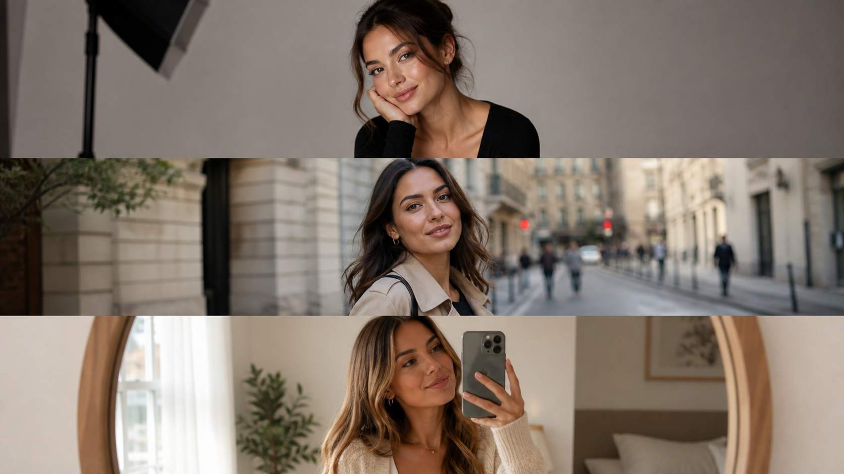 A connected workflow from key image to saved clip
