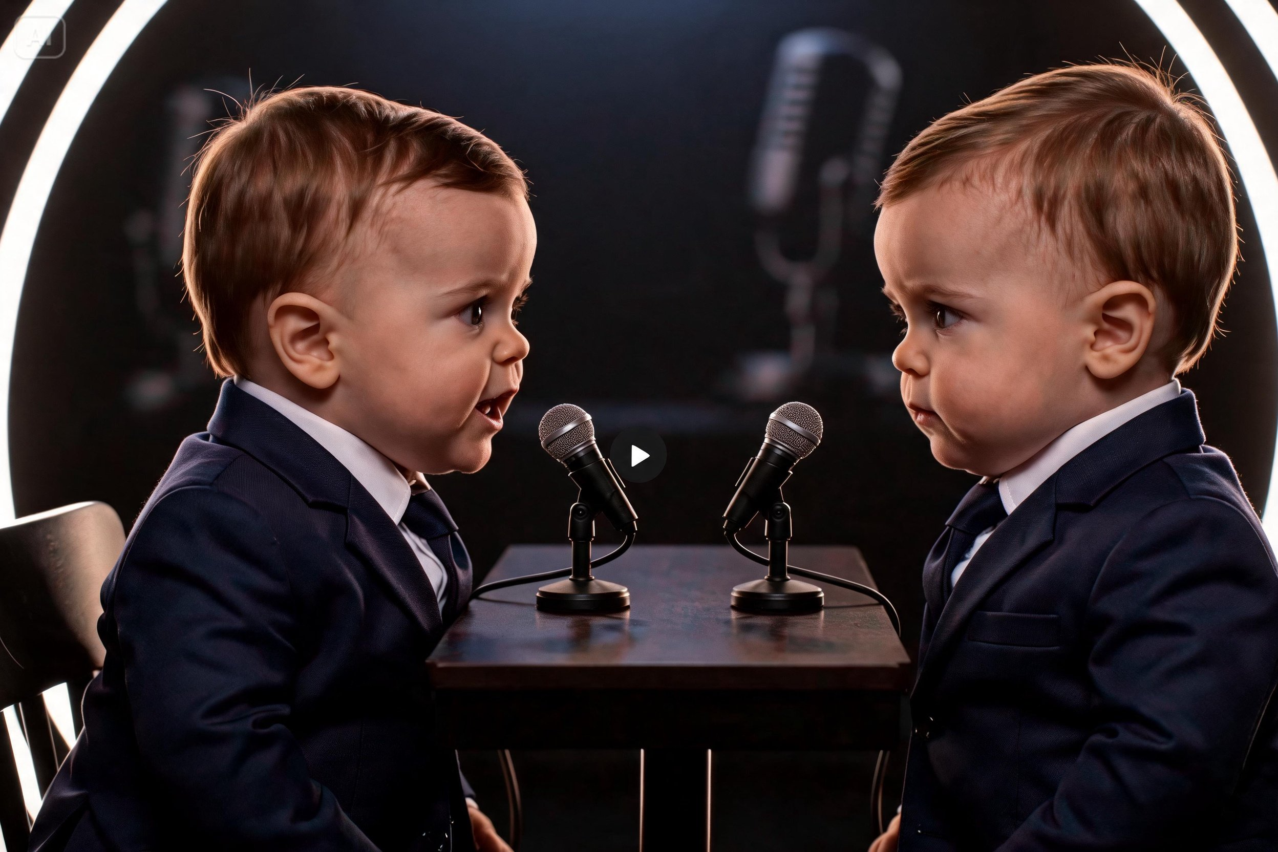 podcast debat dua bayi
