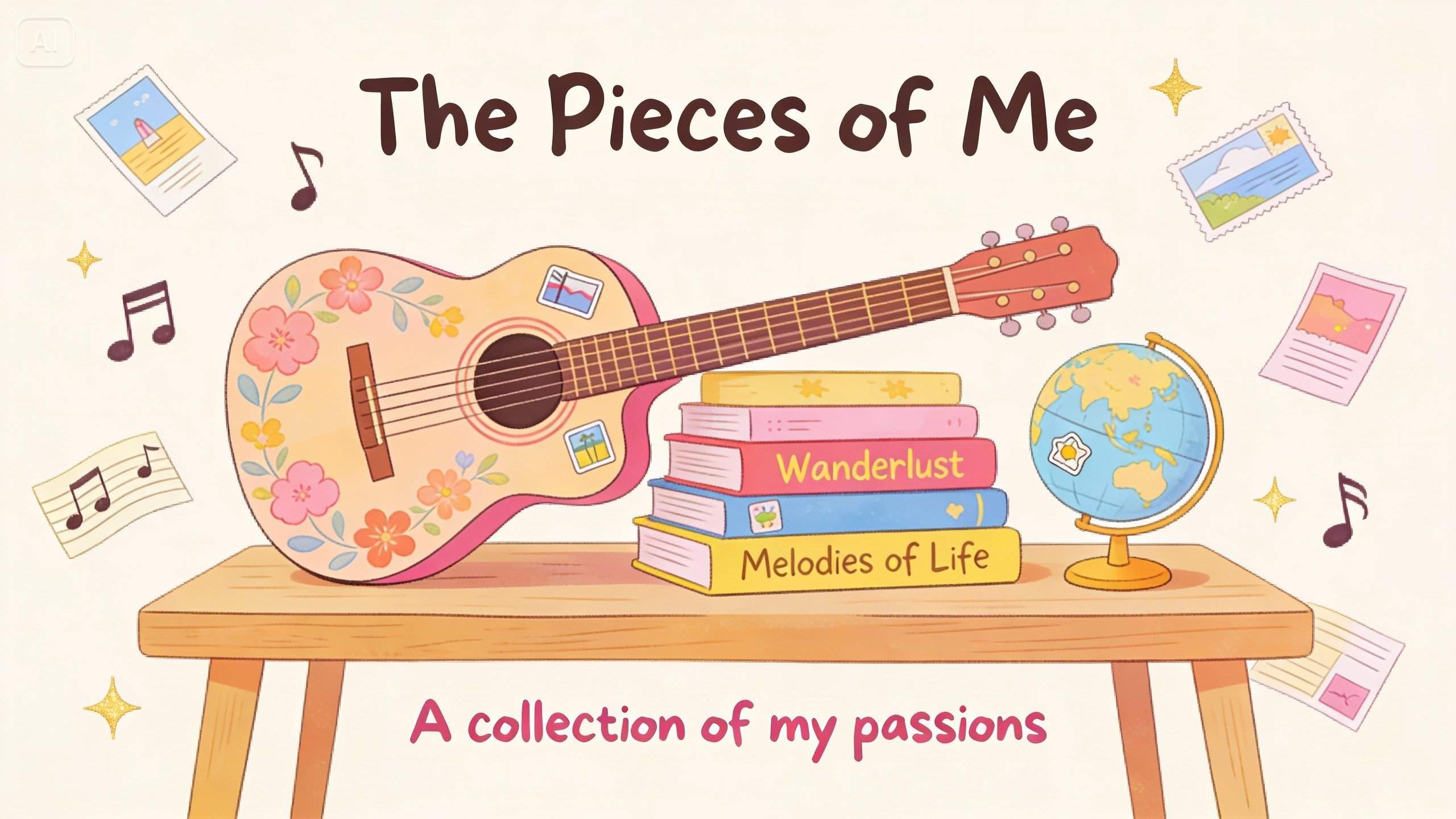 poster depicting The Pieces of Me