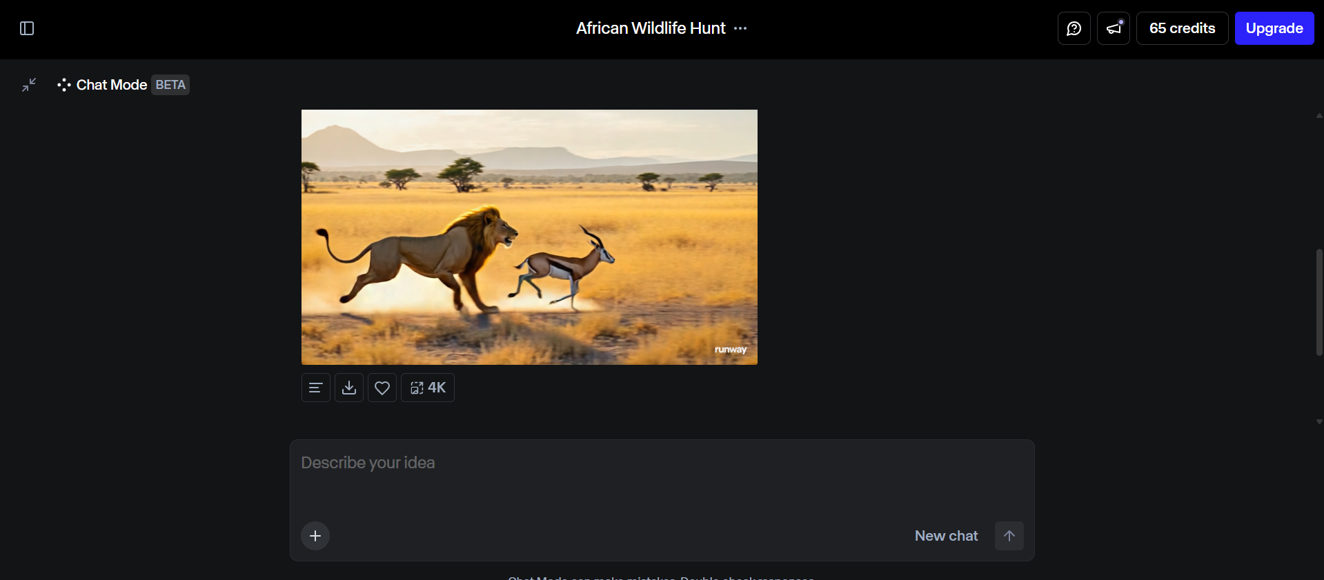 RunWayML video generator