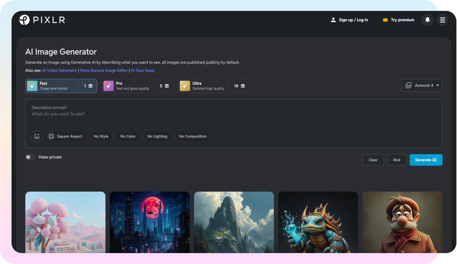 Pixlr AI Image Generator