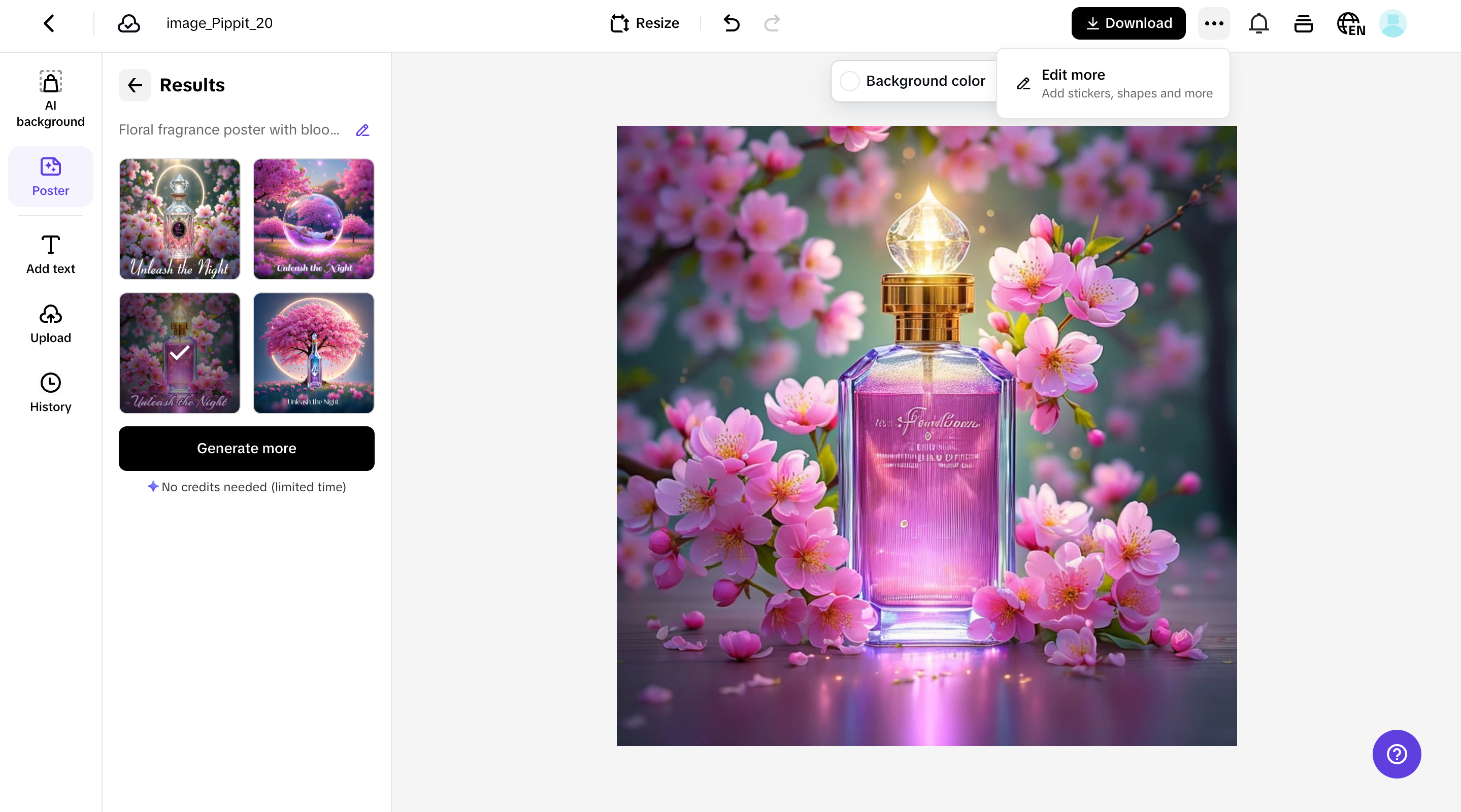 Customize your poster