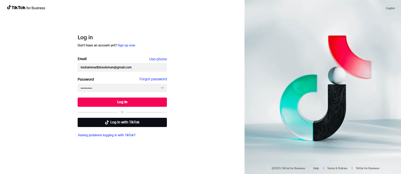 Create and set up your TikTok Ads Manager Account