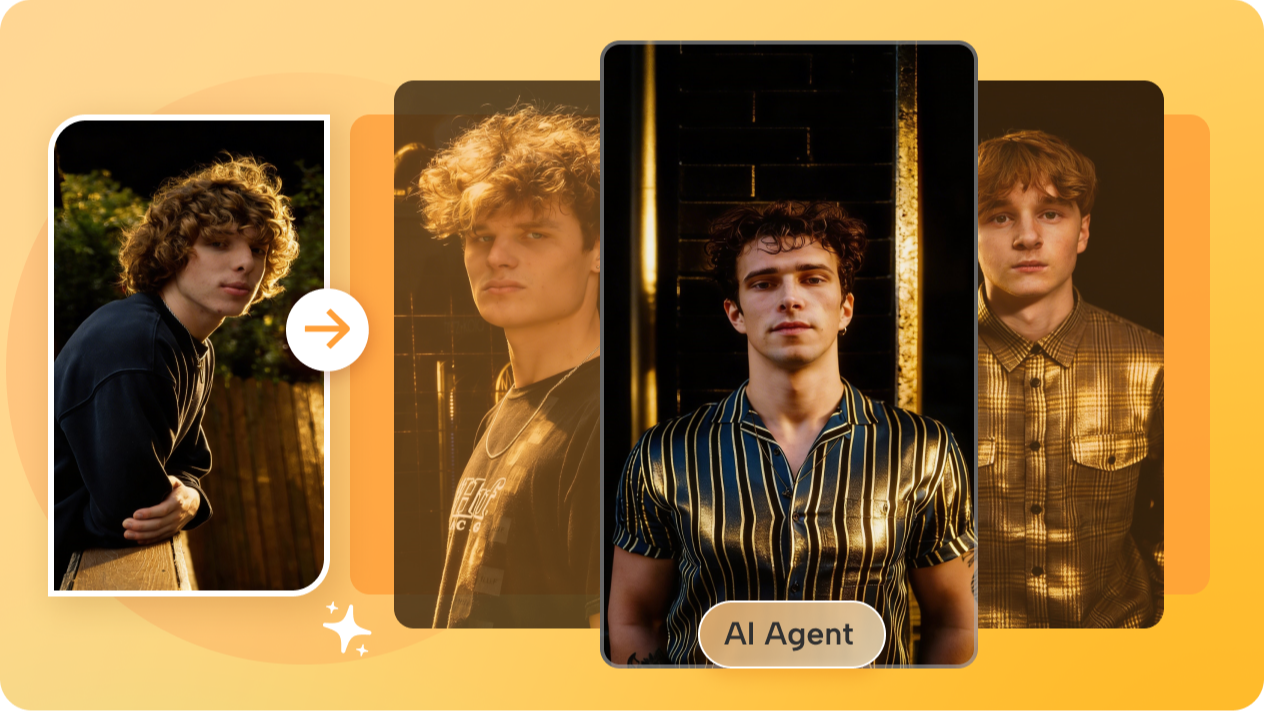 Mörka flera bilder intelligent med AI Agent