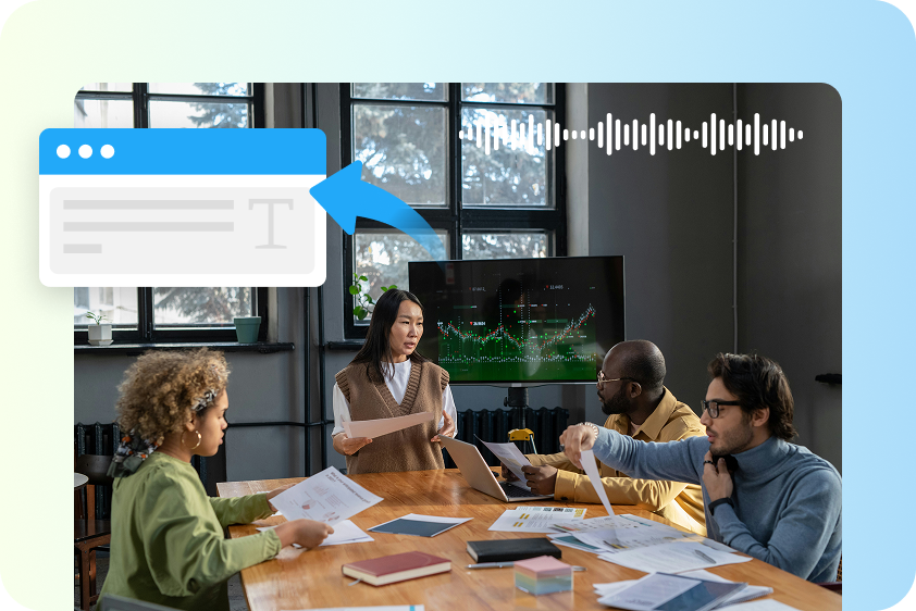 Generate meeting transcripts
