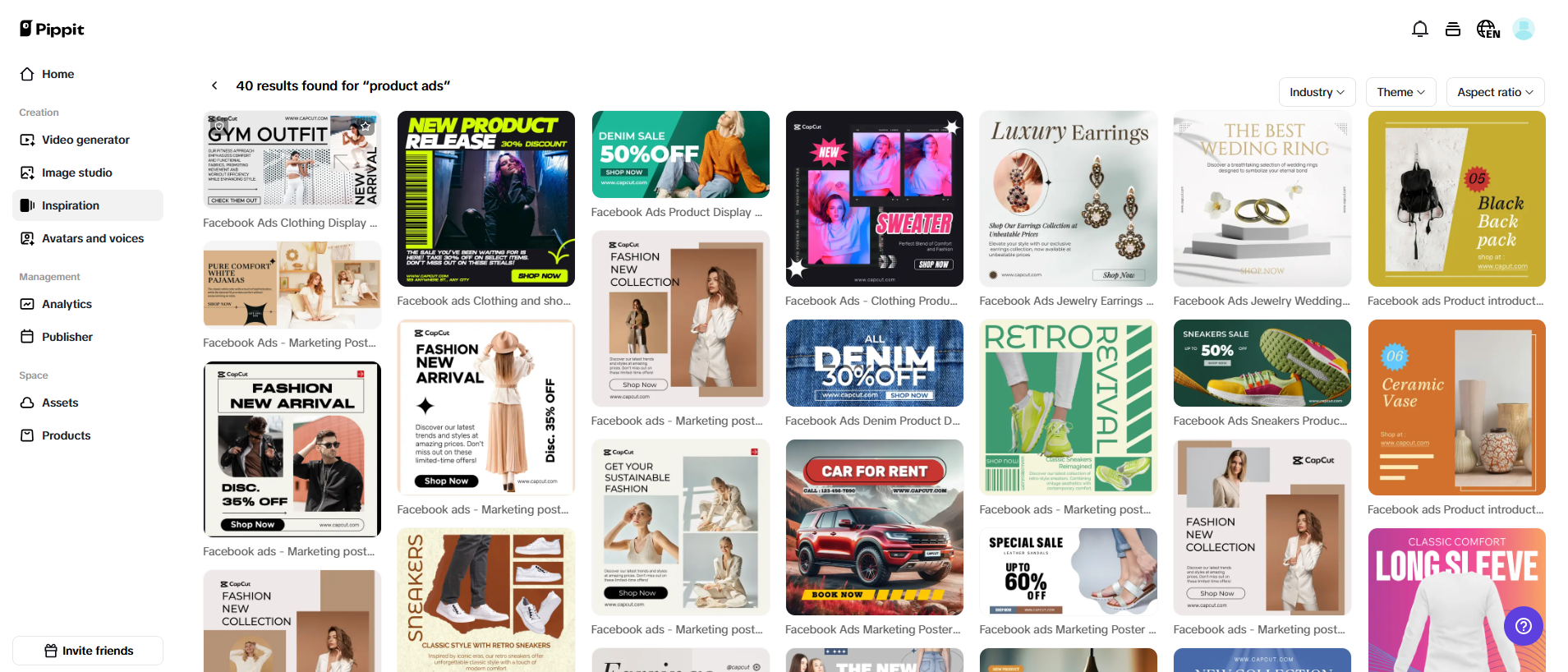 Multiple designed templates