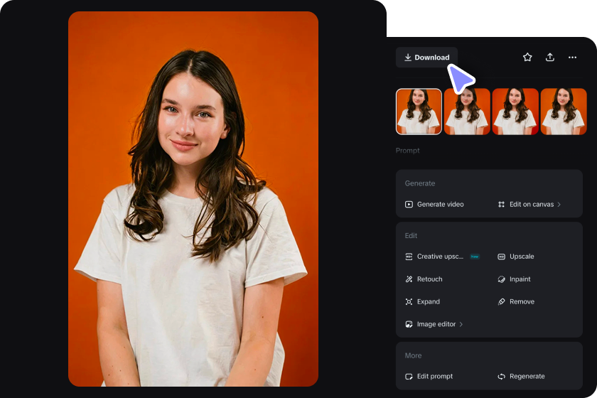 Download your edited photo