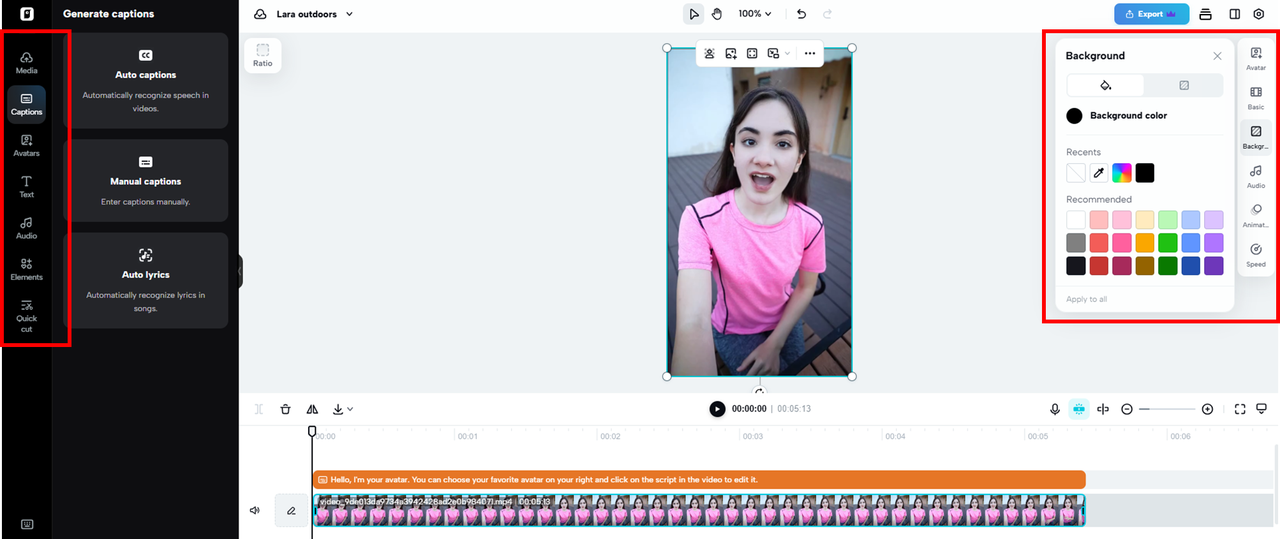 Edit and refine your video