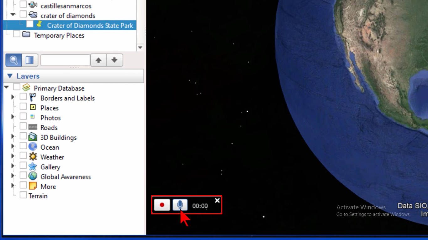 Googleマップのズームビデオを録画して保存する