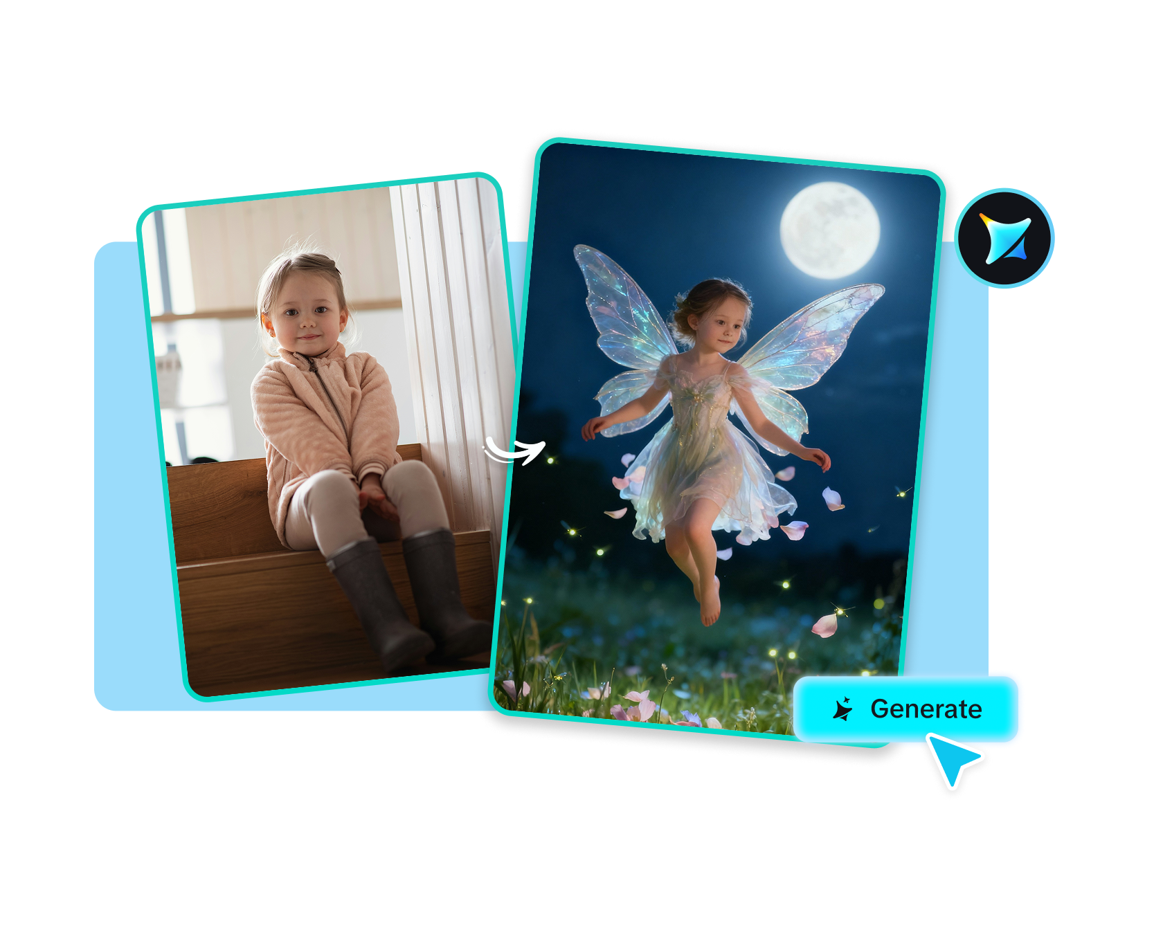 Générateur d'images de fées AI gratuit