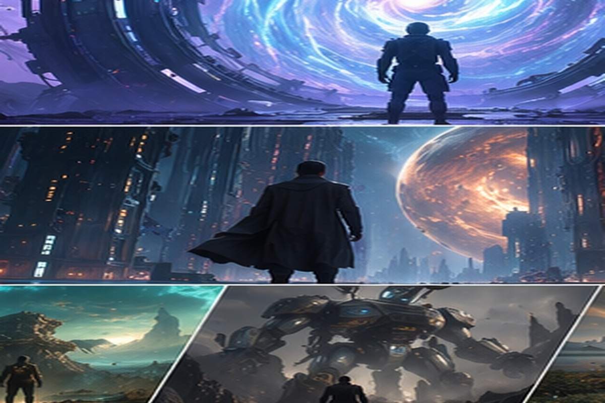 SF短編ストーリー生成ツールの改良シーンにトピック関連のビジュアルを追加します。
