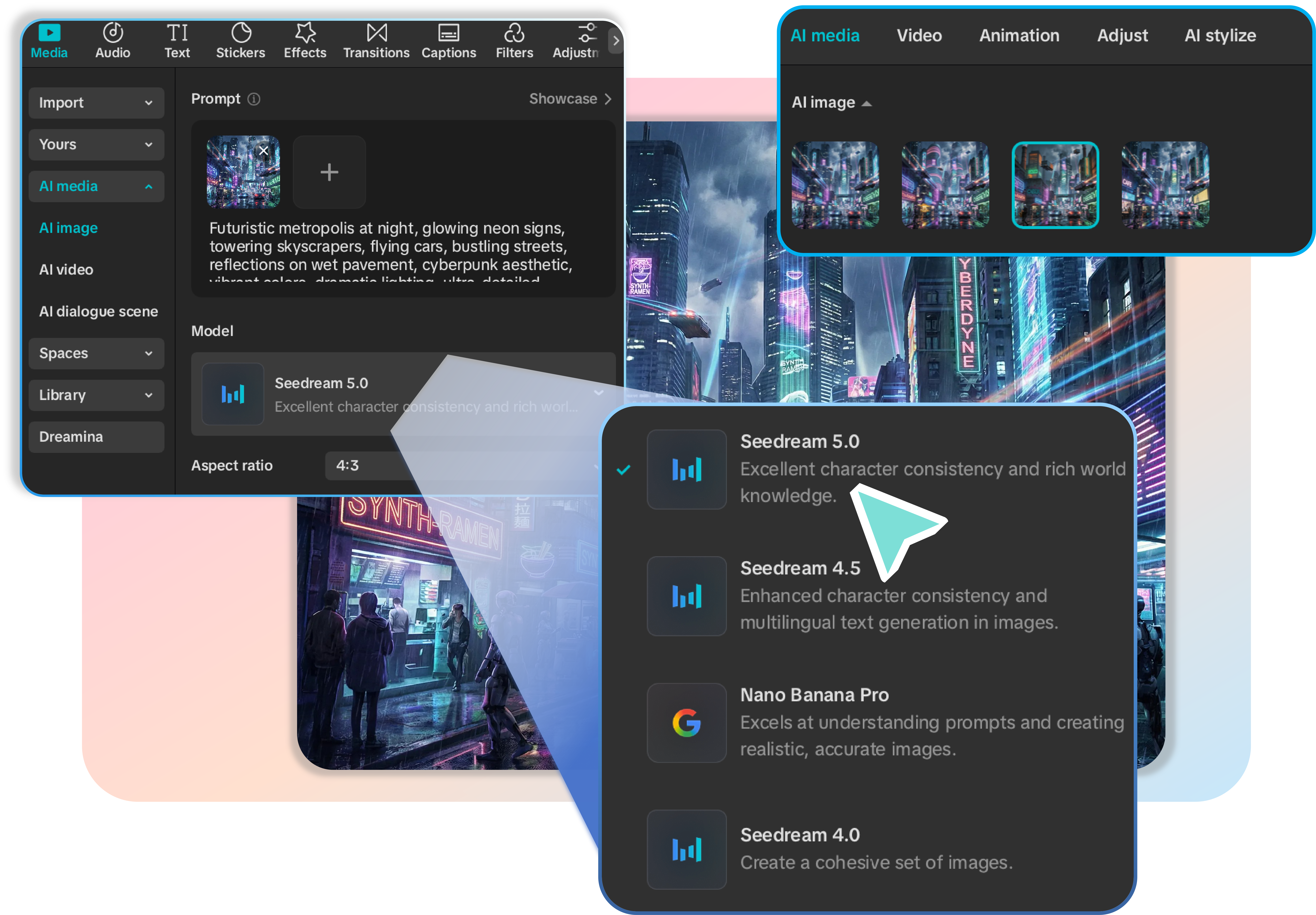 توليد الصور بسرعة على سطح المكتب