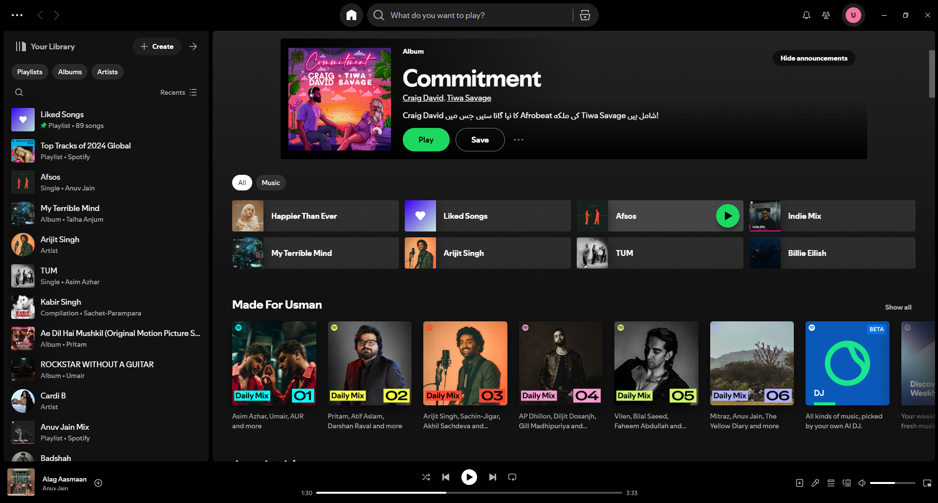 Opening Spotify to find the oldest music