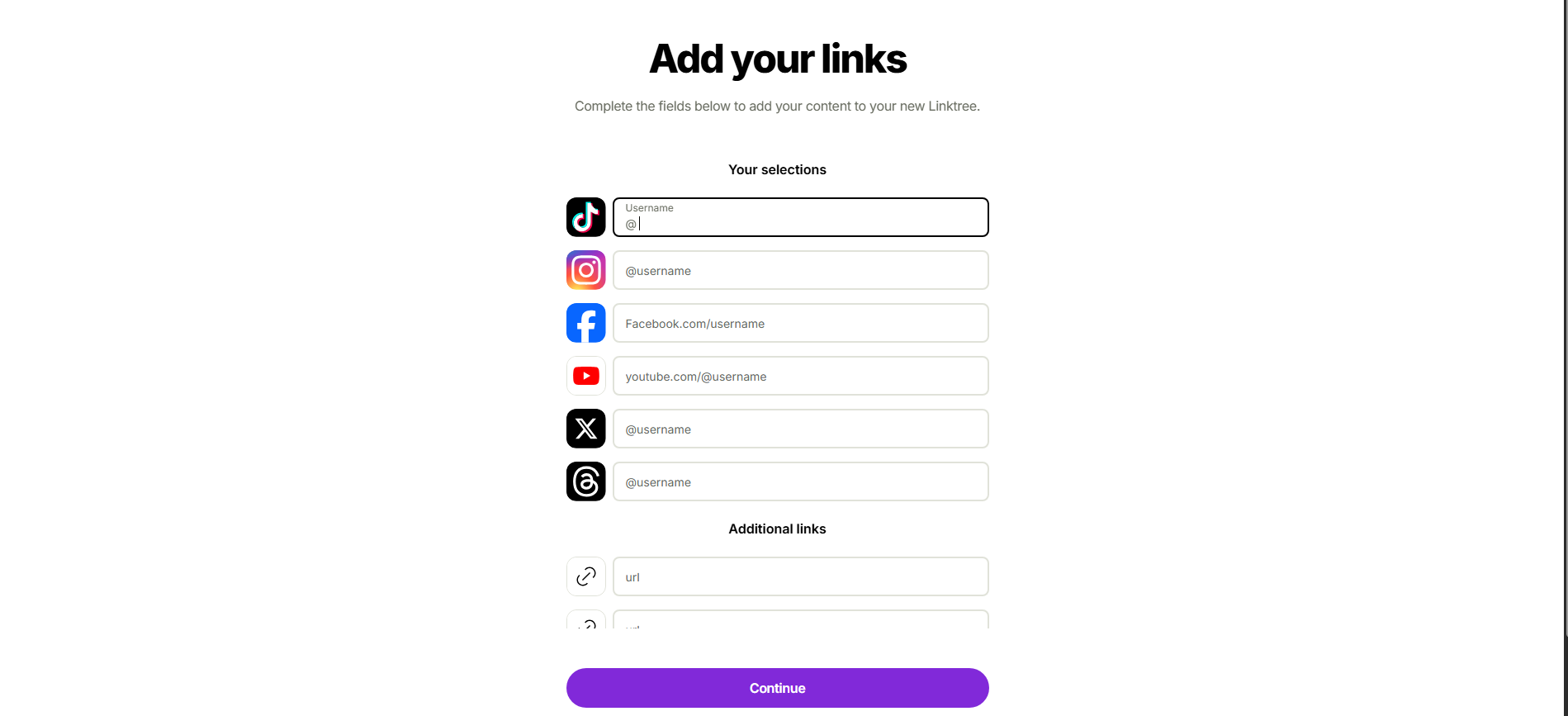 Personaliza tus enlaces para diferentes canales sociales.