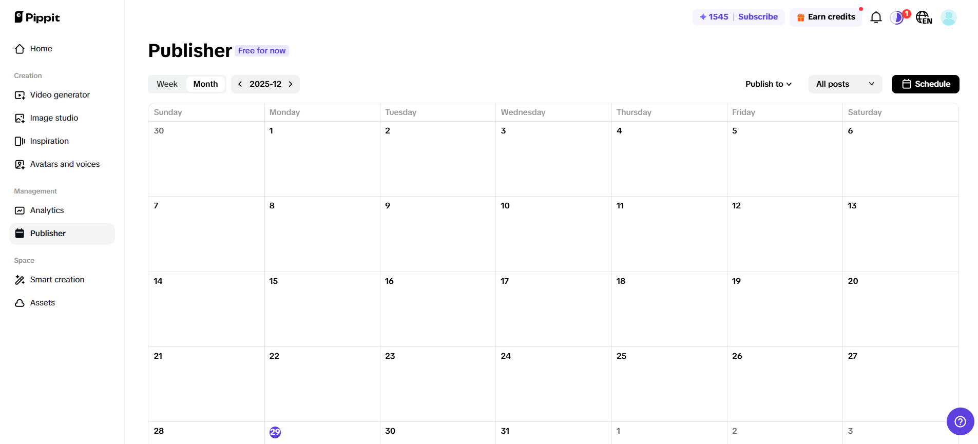 Matalinong pag-publish at pag-schedule