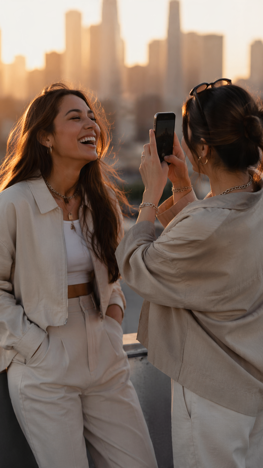 Prompt Seen friend AI photos