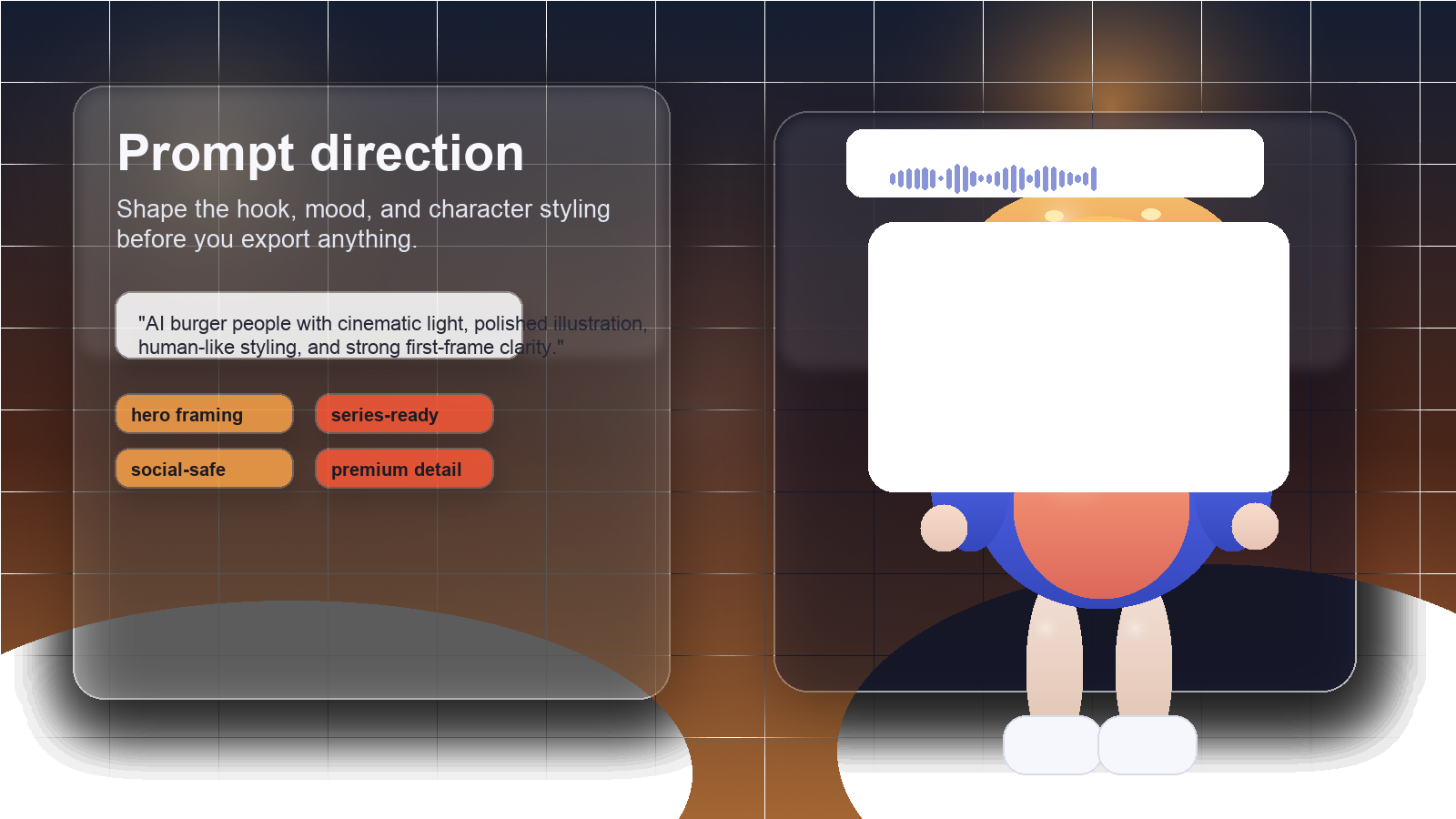 Ai Burger People premium feature visual 1