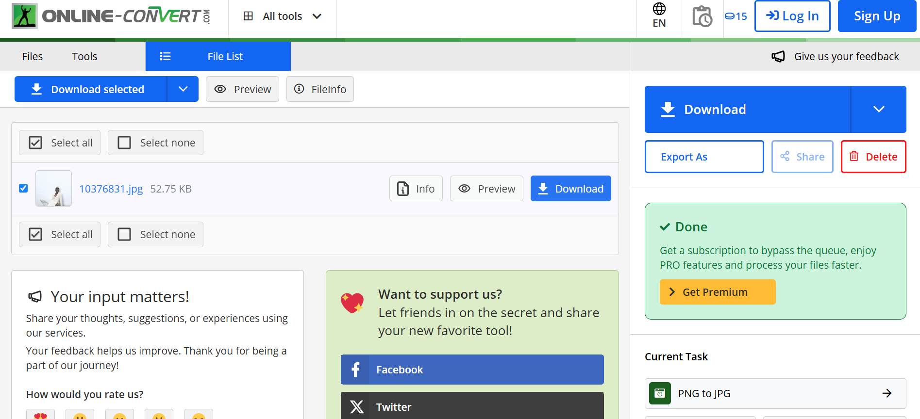 從PNG到JPG的檔案轉換器