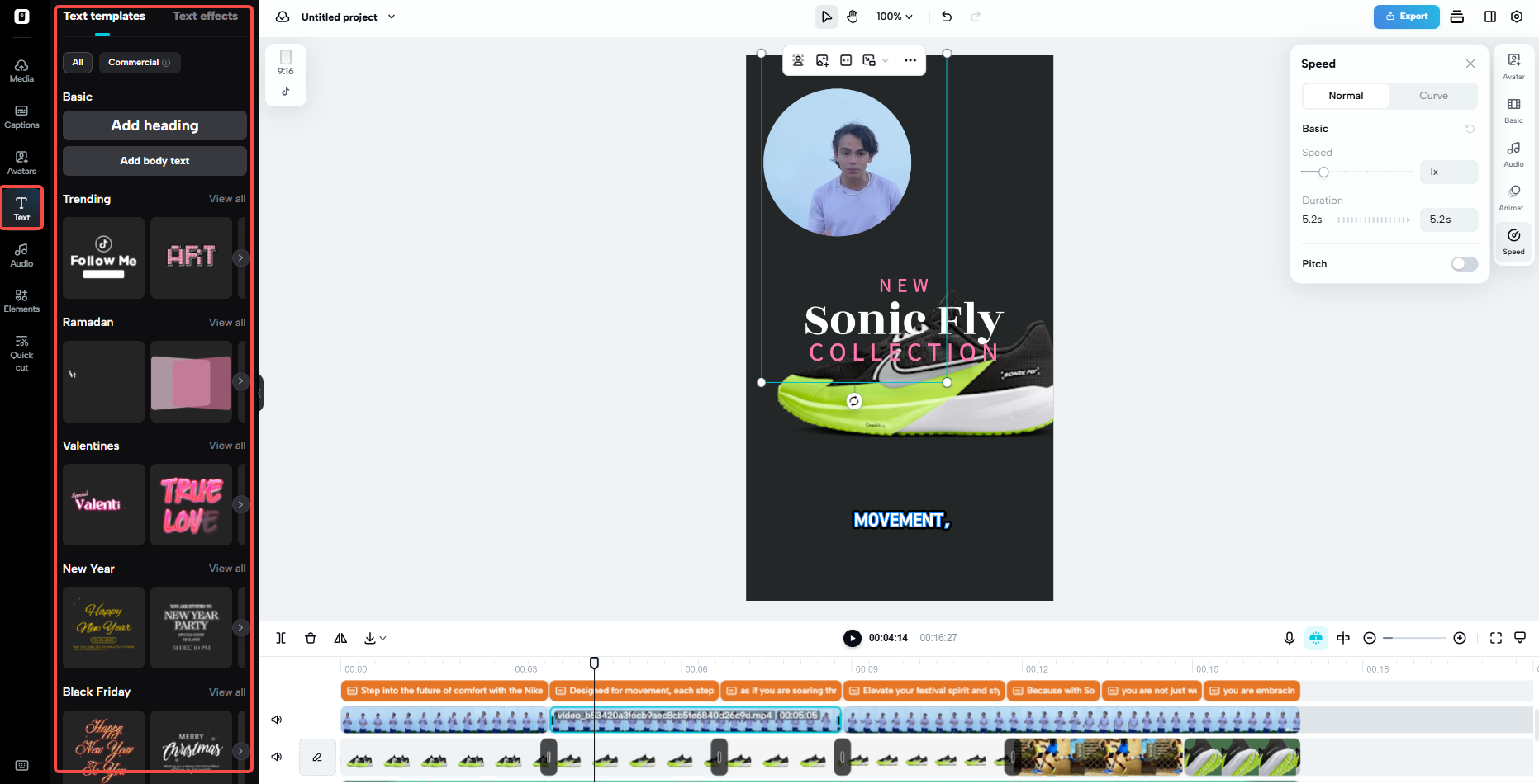 Text animation and titles