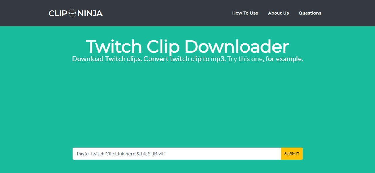 Clip. Ninja