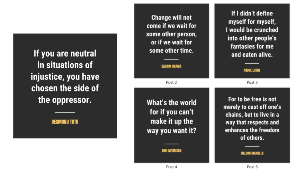 Cita motivacional sobre fondo abstracto pastel.