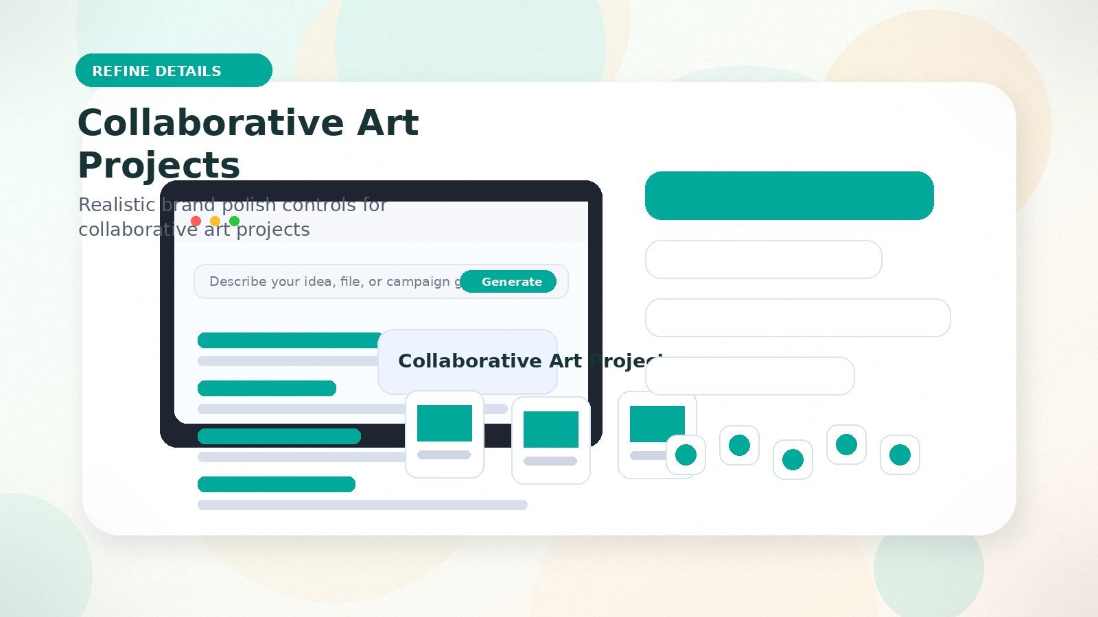 Collaborative Art Projects realistic refine details visual for collaborative art projects