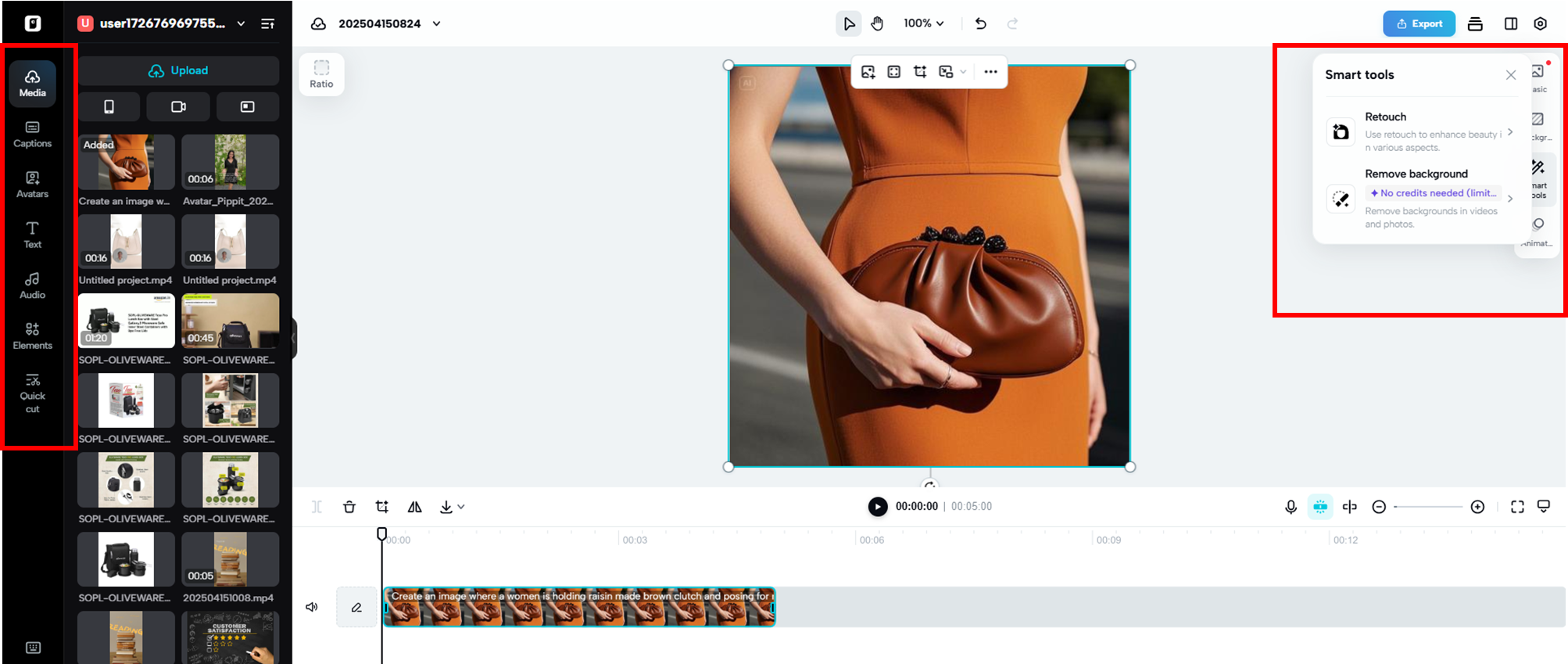 Advanced editing tools