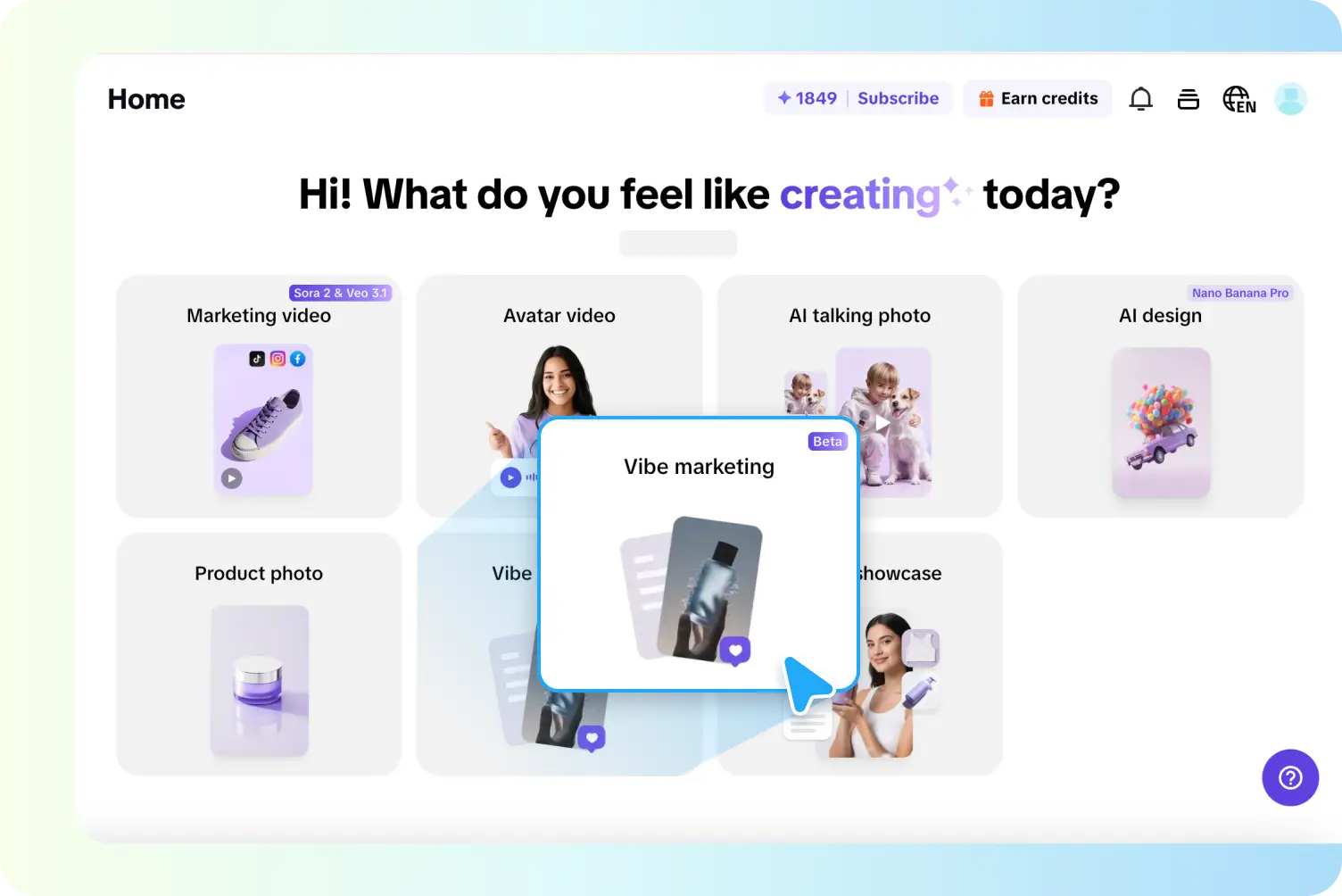 Open the image studio