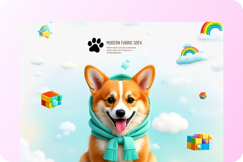 Дизайн талисмана животных