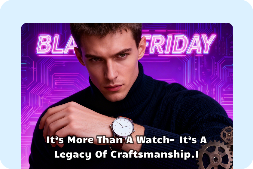 Make pictures talk for Black Friday e-commerce ads