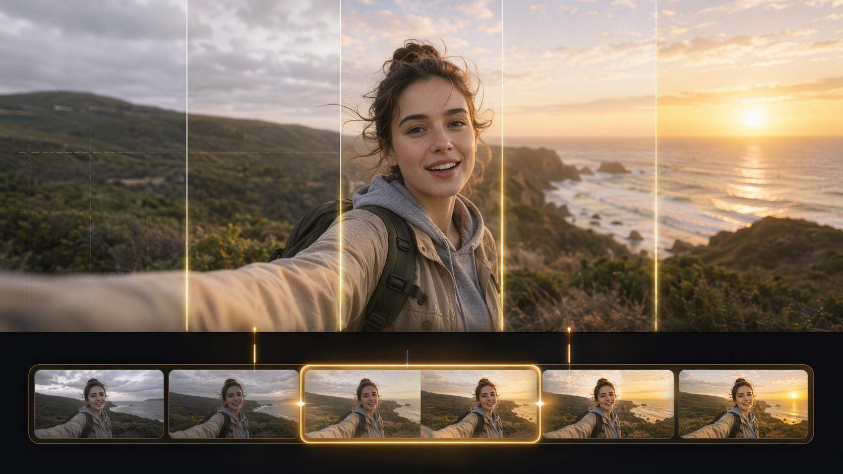 AI Background Video Editor mobile hero