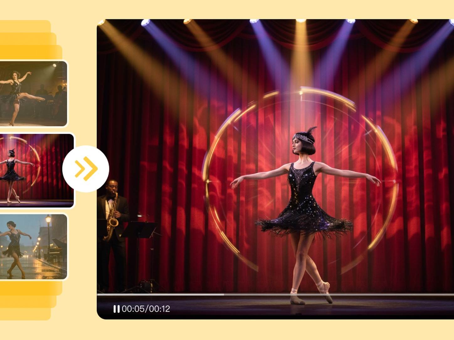AI dance generator feature: Animate photos into full-body dances