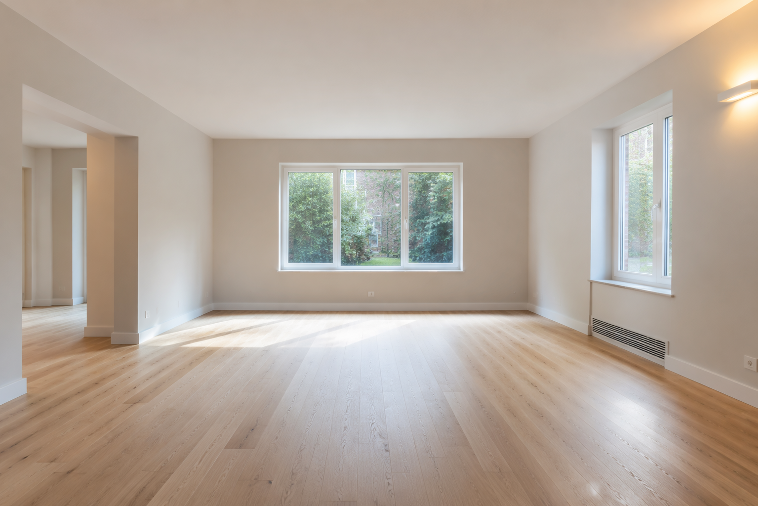 Dreamina entfernt Möbel aus der Fotoaufforderung Beispiel 4: Aufgeräumtes Schlafzimmer