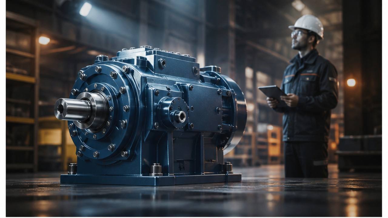 Cinematic industrial equipment video prompt examples